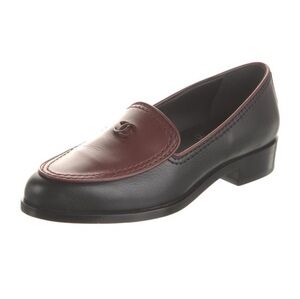 CHANEL NWOT BROWN AND BLACK LOAFERS